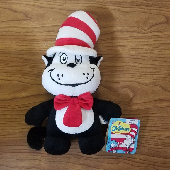 NWT Dr. Suess Cat in The Hat Stuffed Animal - Picture 1 of 7